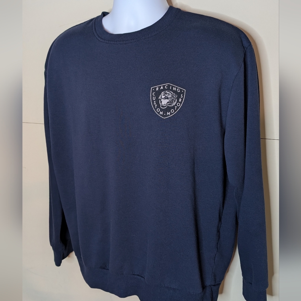 Fleece Collection Vintage-Style Crewneck Sweatshirt Custom Motors Racing - Picture 2 of 8